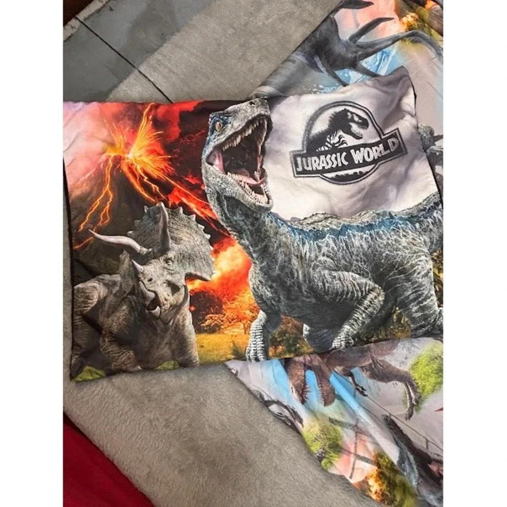 Jurassic World Fallen Kingdom Twin Sheets and Pillowcase Set Full Flat 2 Cases